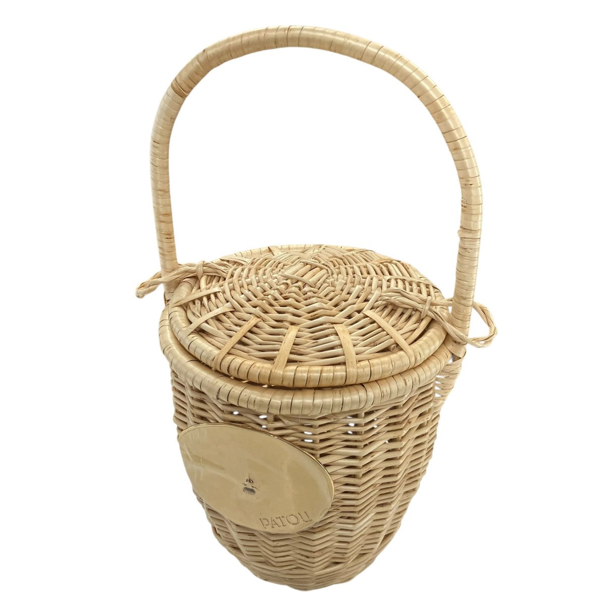 ウィッカー バケツバッグ