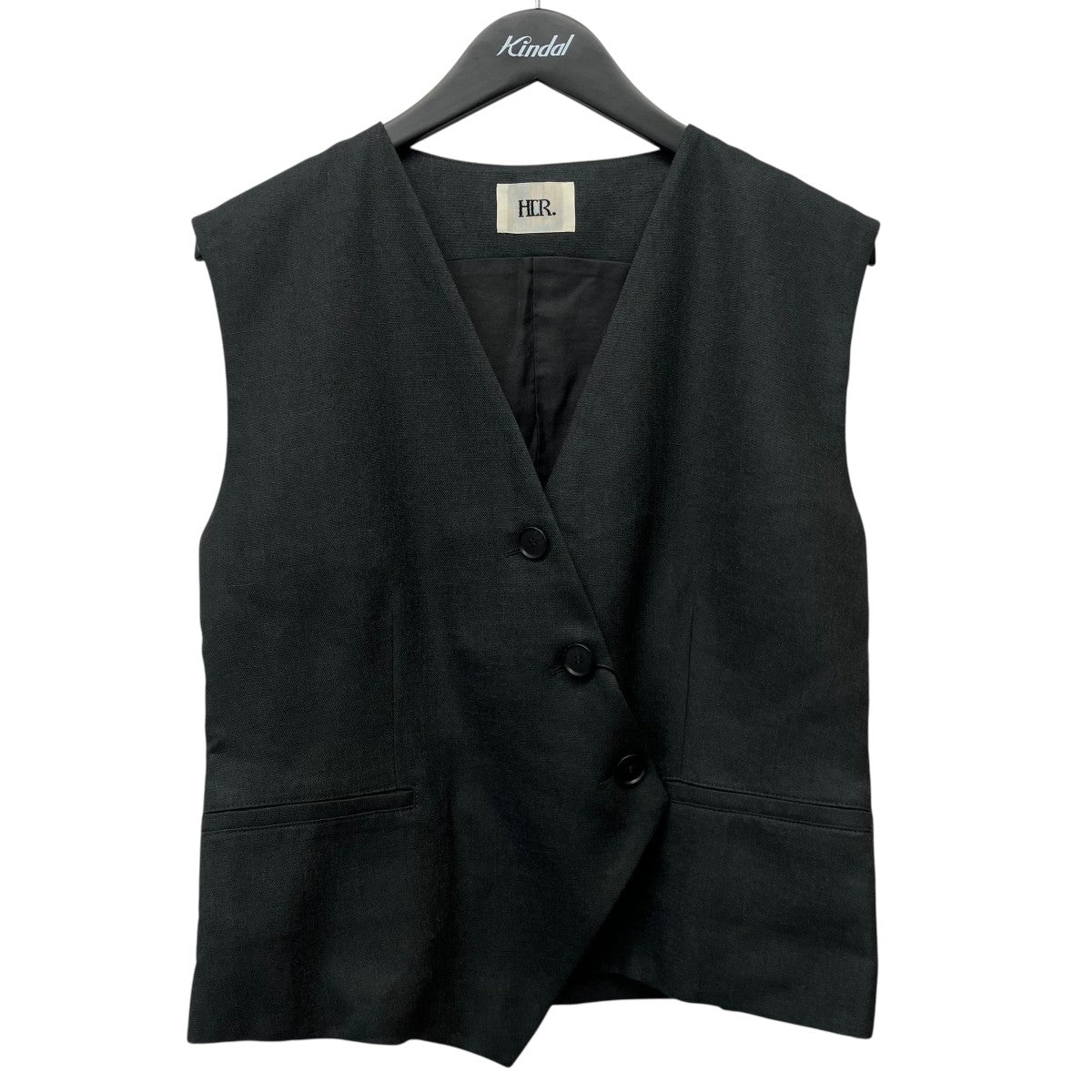 HER. リネンライクベスト7052703 古着・中古-1枚目のアイテム画像