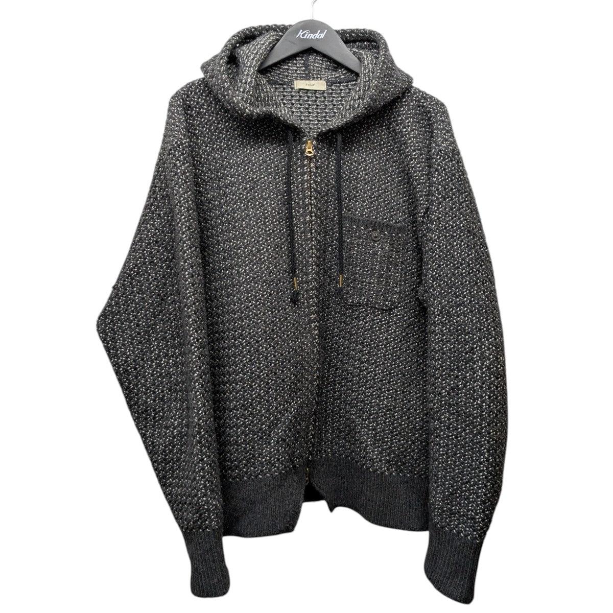 TRIBE WEAVING HOODIE ZIP UPパーカー