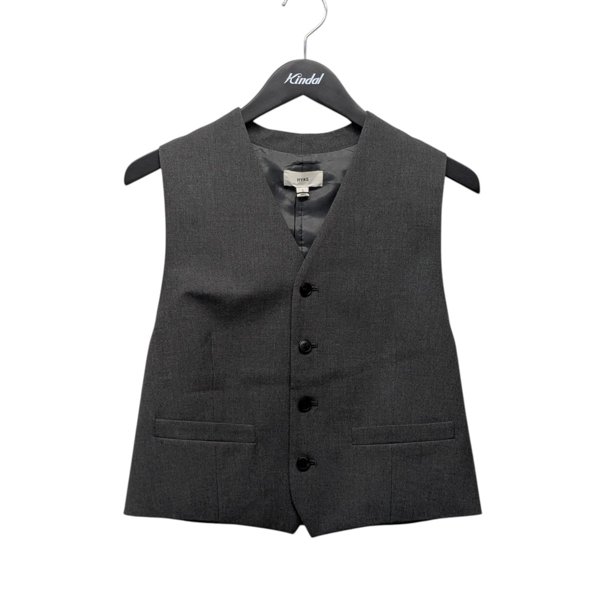 HYKE P R STRETCH VESTストレッチベスト17453-0301 17453-0301 グレー