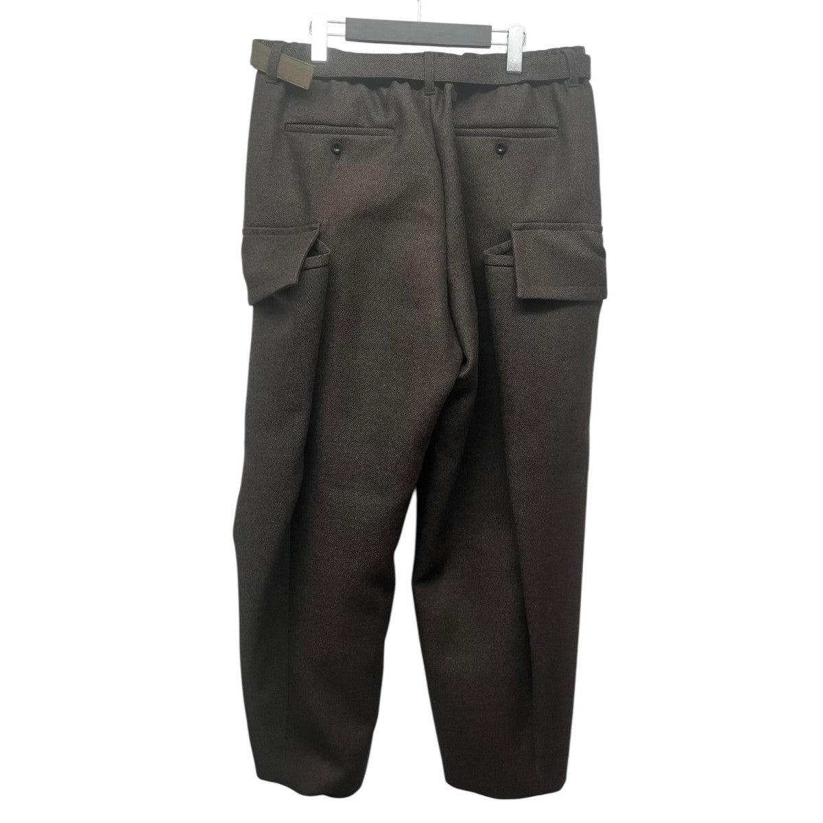 25AW「Double-Faced Wool Melton Pants」ダブルフェイスウールメルトンパンツ