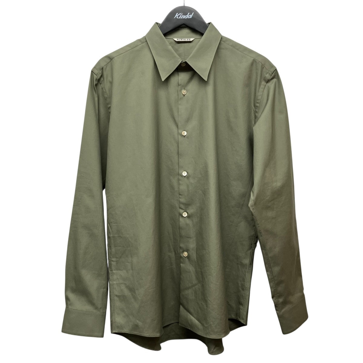 AURALEE(オーラリー) 26SSWASHED FINX TWILL SLIM SHIRTツイルスリム