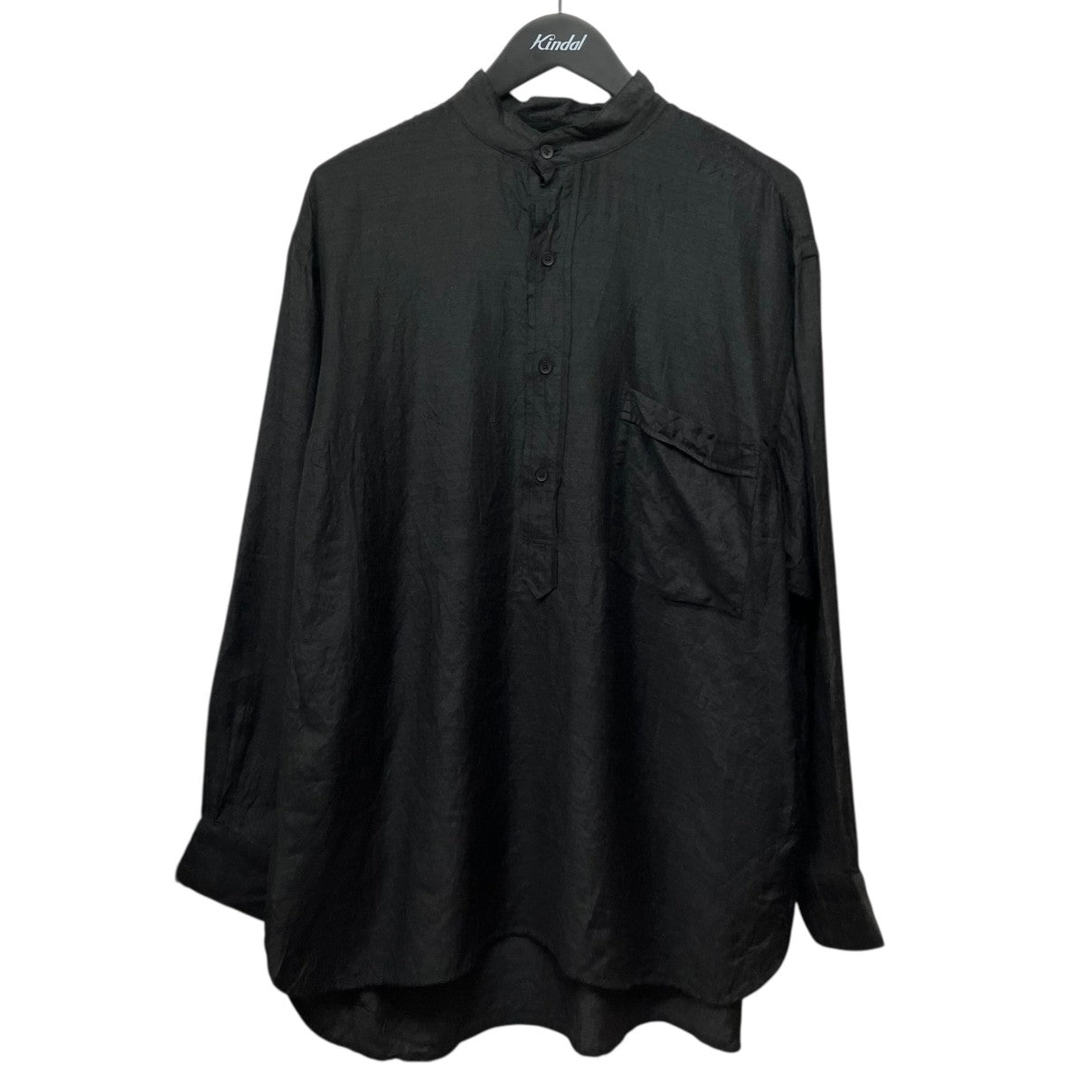 COMOLI(コモリ) 24SS ウールシルクプルオーバーシャツ Z01-02009 