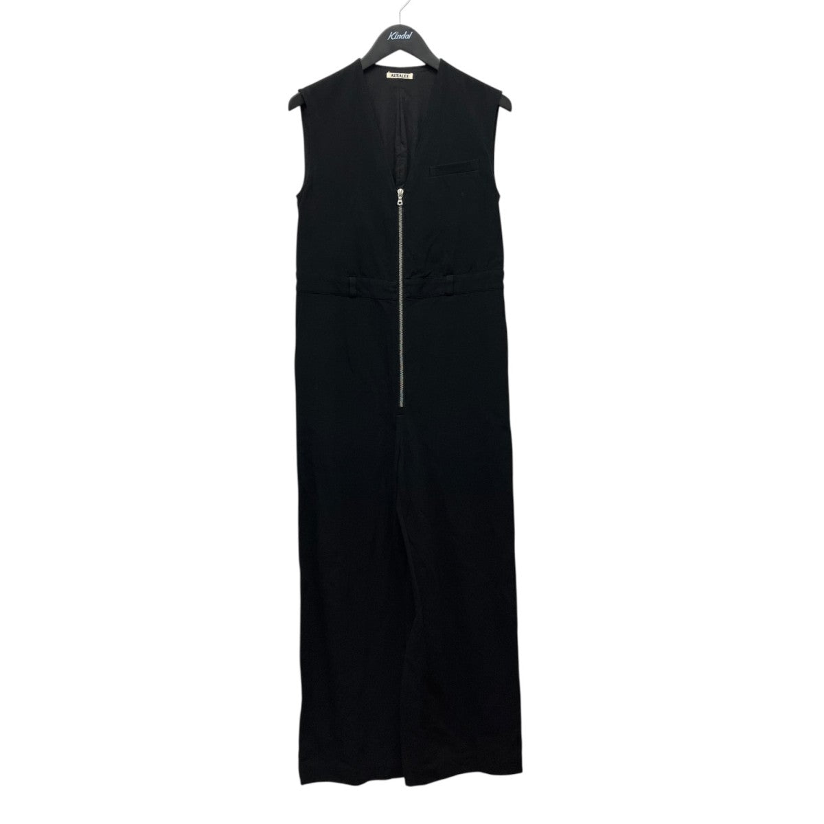 AURALEE(オーラリー) 25SSHARD TWIST JUMPSUITジップ ワイド ジャンプ