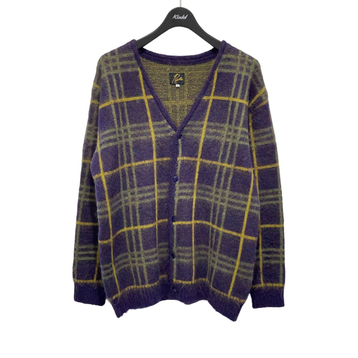 Needles(ニードルス) Mohair Cardigan Plaid モヘヤカーディガン