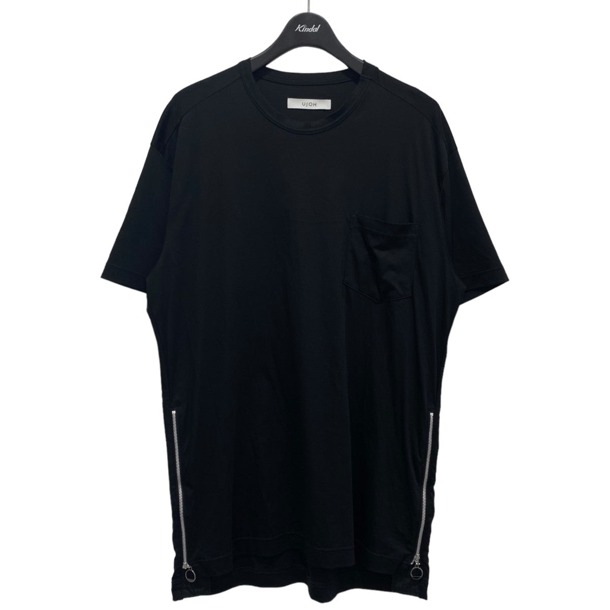 Ujoh(ウジョー) サイドジップTシャツ M781-T52-002 ブラック サイズ 14 