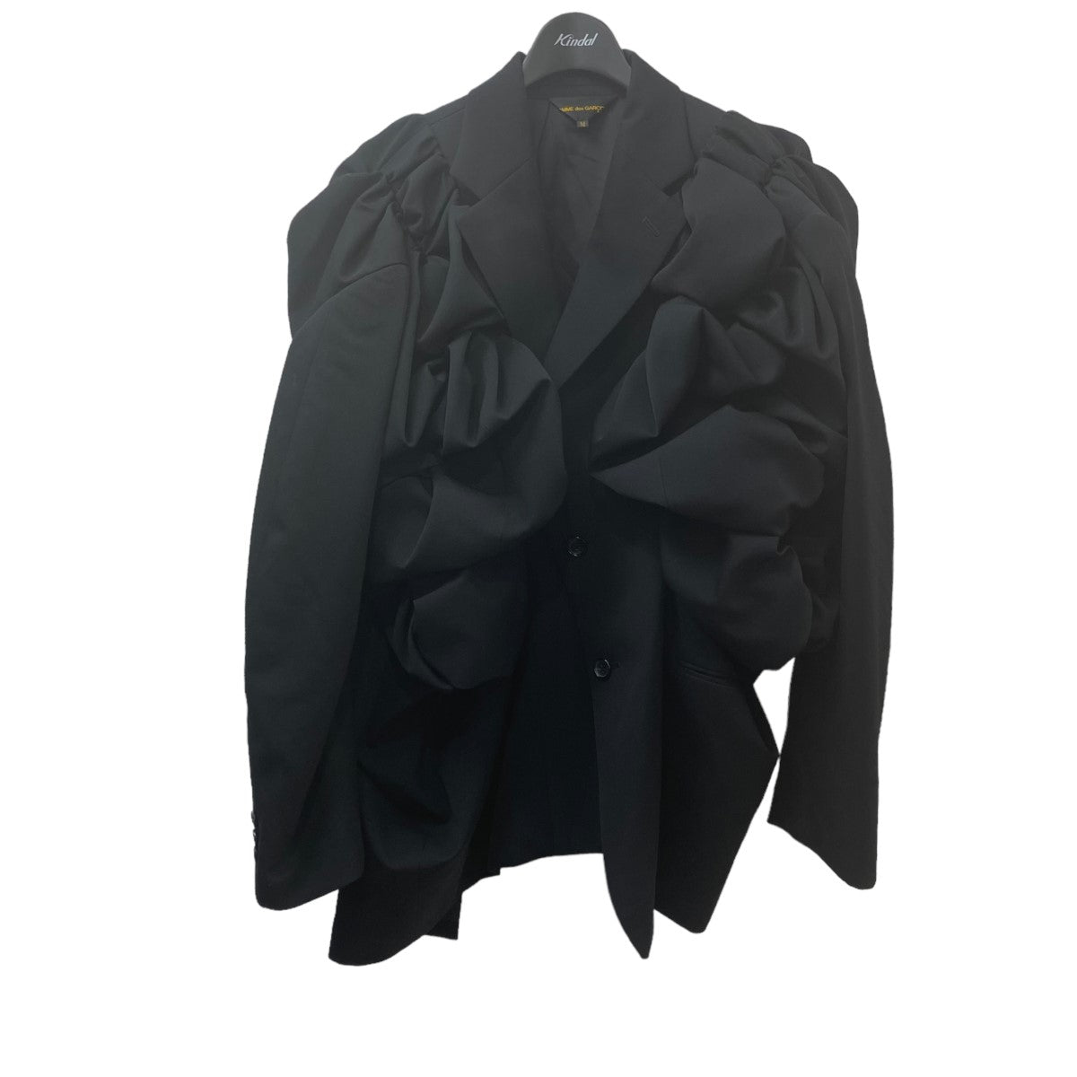 COMME des GARCONS(コムデギャルソン) 23SS Asynmetrical Jacket アシンメトリージャケット【値下げ】  GK-J004 ブラック サイズ 15｜【公式】カインドオルオンライン ブランド古着・中古通販【kindal】