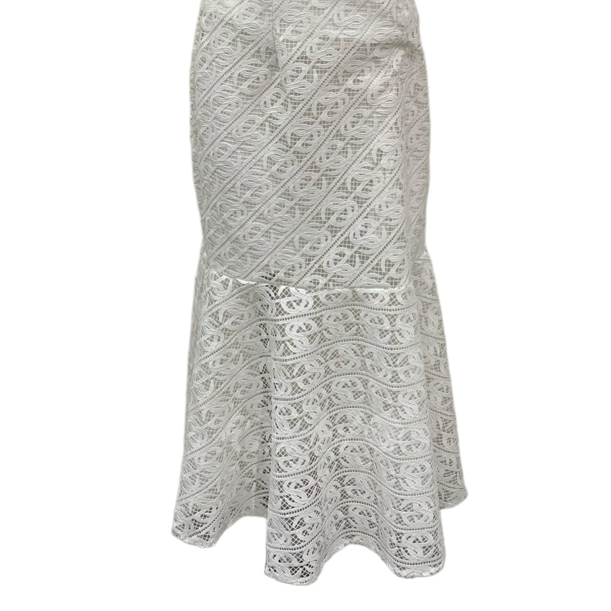es monogram lace ロングワンピース