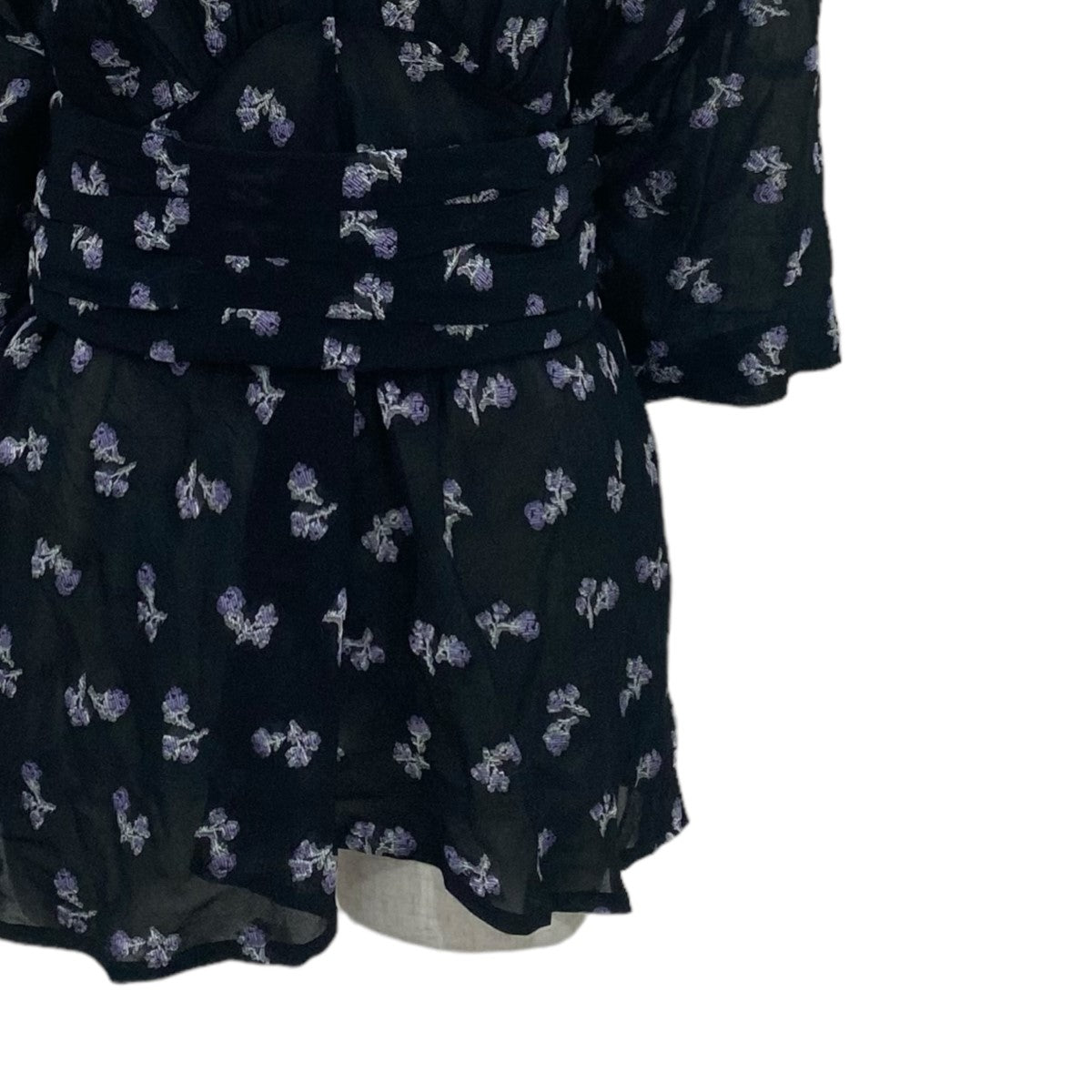 半袖ブラウス Flower Tops
