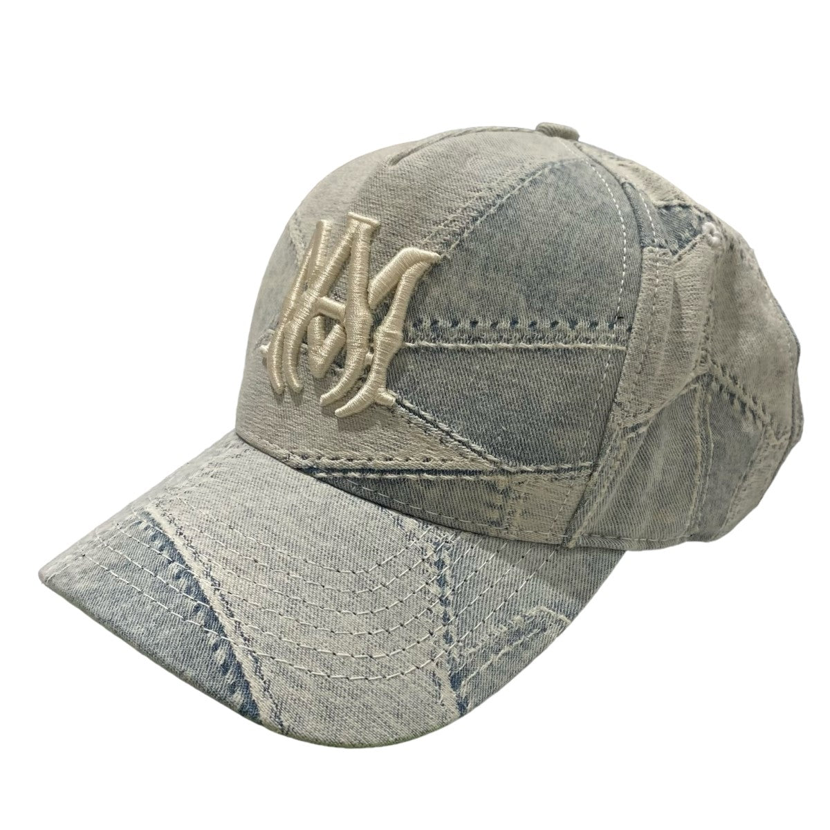 AMIRI(アミリ) DENIM PATCHWORK HAT スカイブルー サイズ 15｜【公式】カインドオルオンライン  ブランド古着・中古通販【kindal】