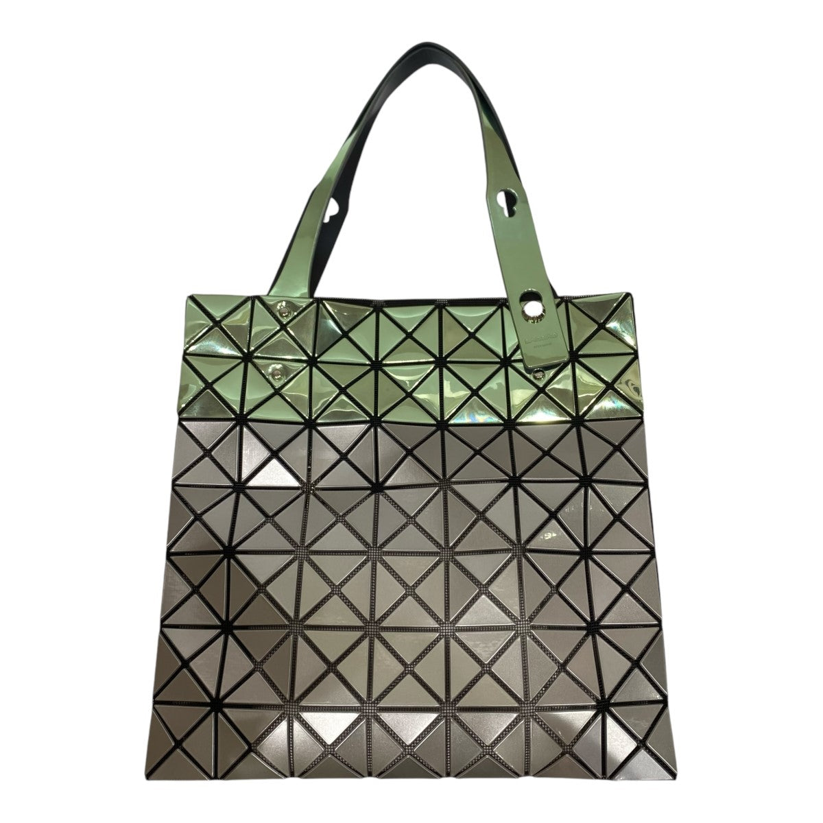 BAO BAO ISSEY MIYAKE(バオバオイッセイミヤケ) トートバッグBB93-AG142 BB93-AG142  グリーン×グレー｜【公式】カインドオルオンライン ブランド古着・中古通販【kindal】