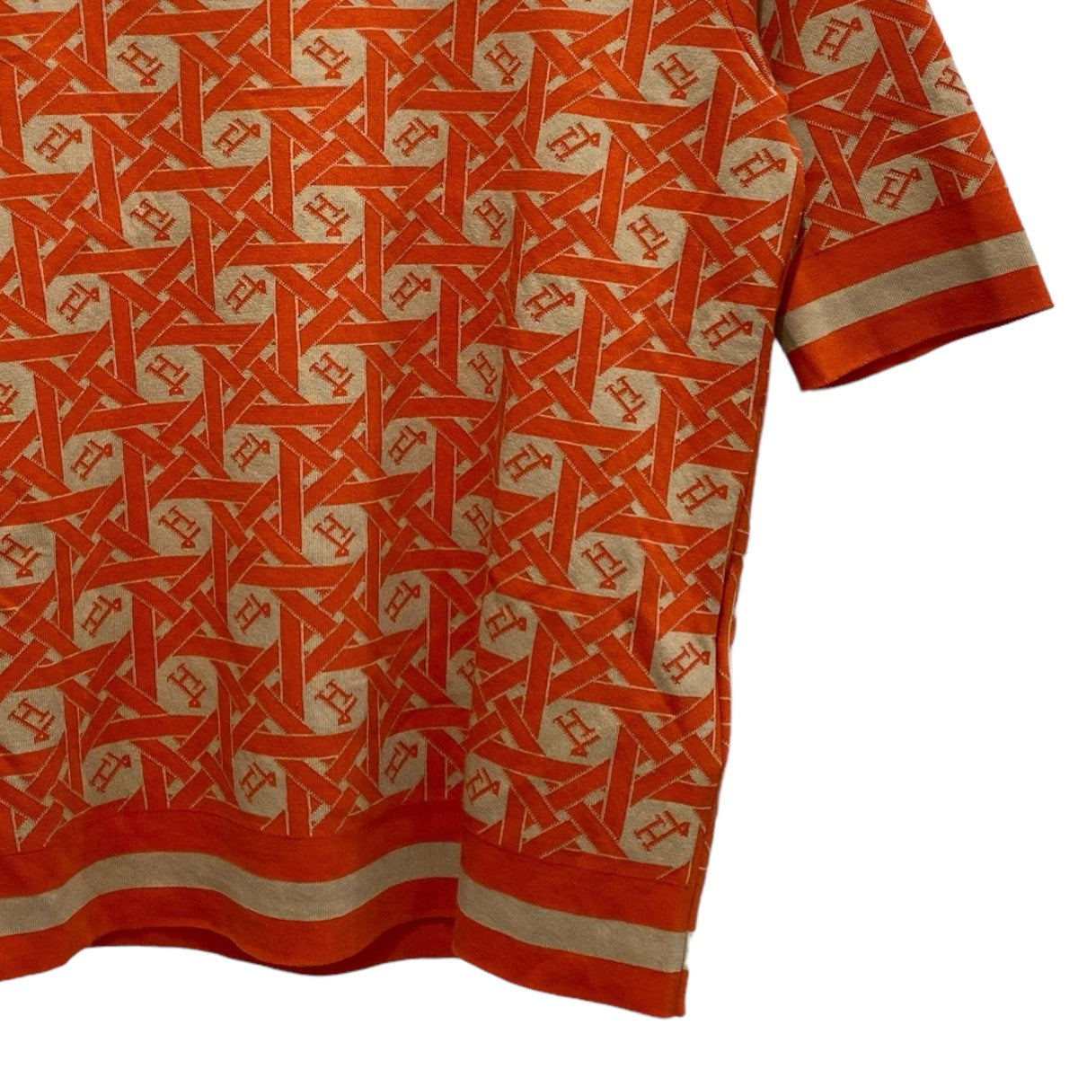 総柄MONOGRAM JACQUARD T-SHIRT