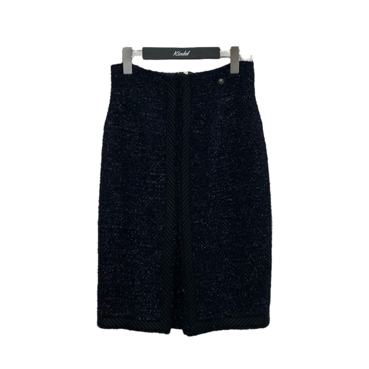 CHANEL(シャネル) ツイードスカート P36724V26520 ブラック×ネイビー  