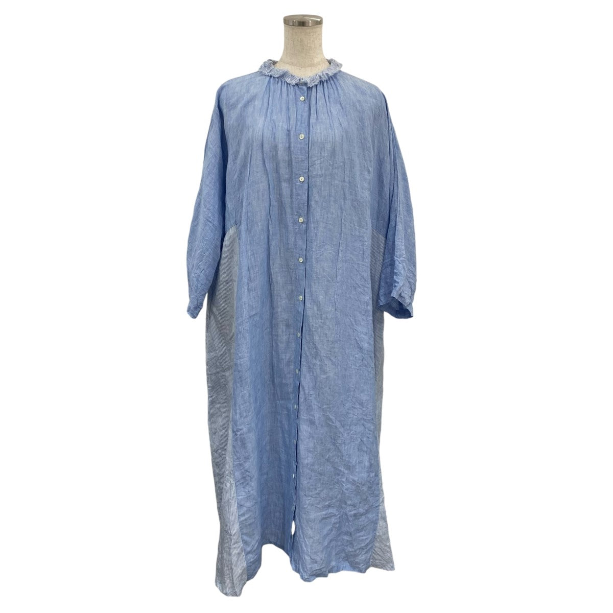 nest Robe(ネストローブ) 24AWデッドストックリネンコンビワンピース  