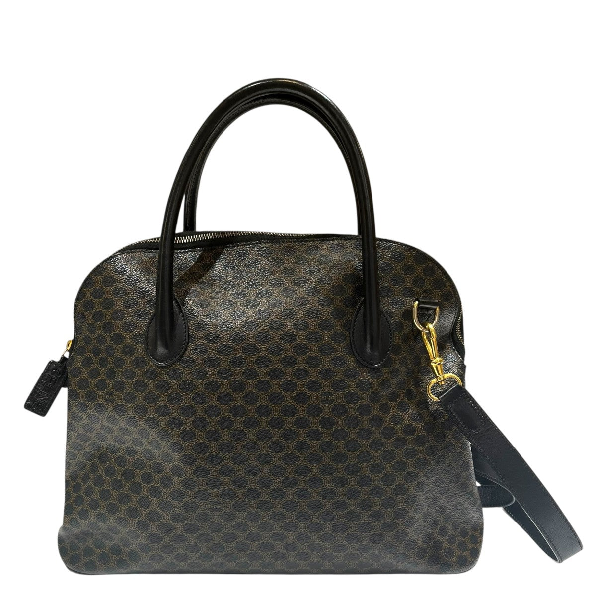 セリーヌ　マカダム柄 2WAY ショルダーバッグ　ハンドバッグ オールドセリーヌ CELINE(セリーヌ) マカダム柄2WAYバッグ MC96 ブラウン｜【公式
