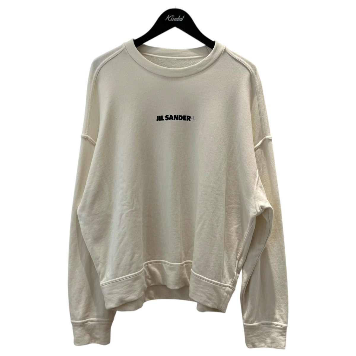 JIL SANDER+ ジルサンダープラス J47GU0001 ロゴプリント スウェットプルオーバー L JIL SANDER+(ジルサンダープラス) ロゴプリントスウェットJ47GU0001