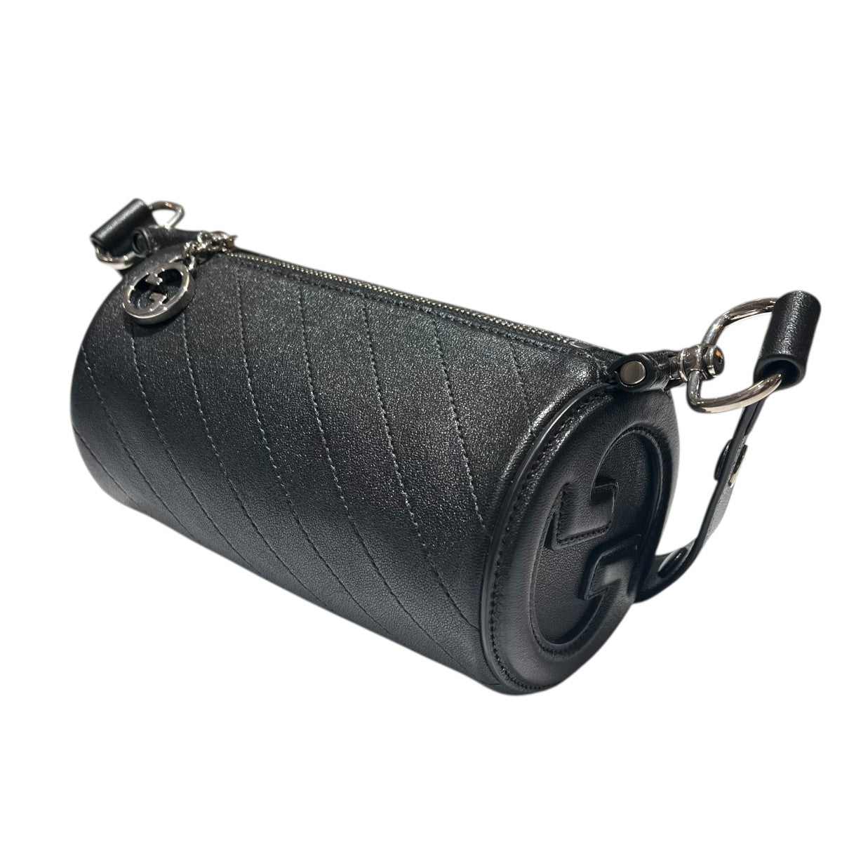 GUCCI(グッチ) ブロンディ筒形ハンドバッグ760170 760170 - ブラック