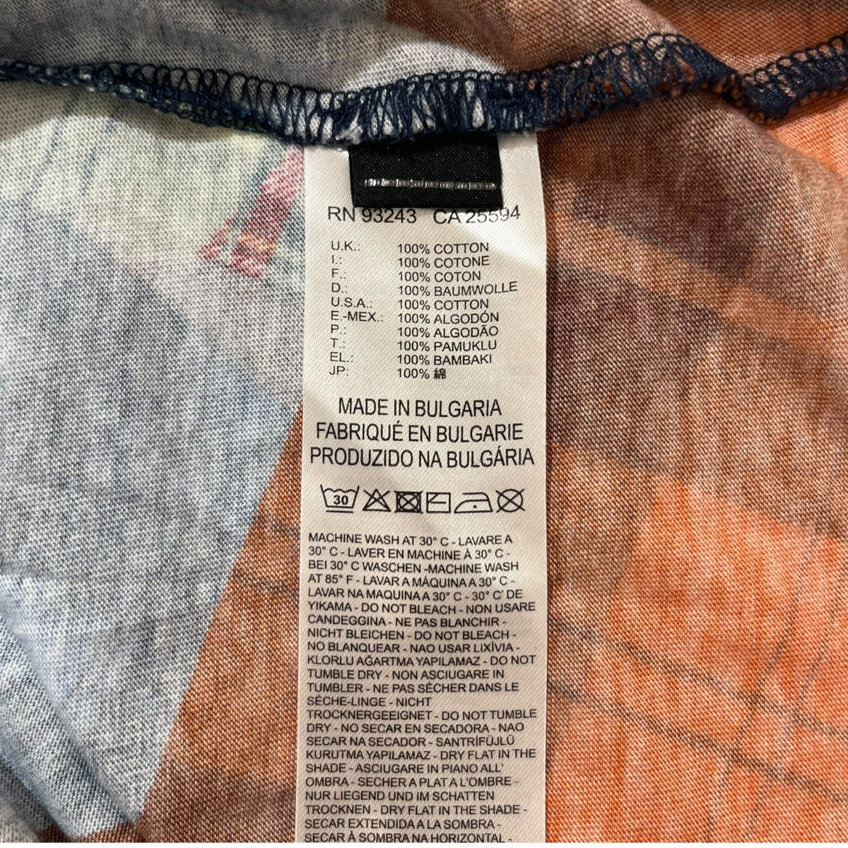 チェックTシャツ