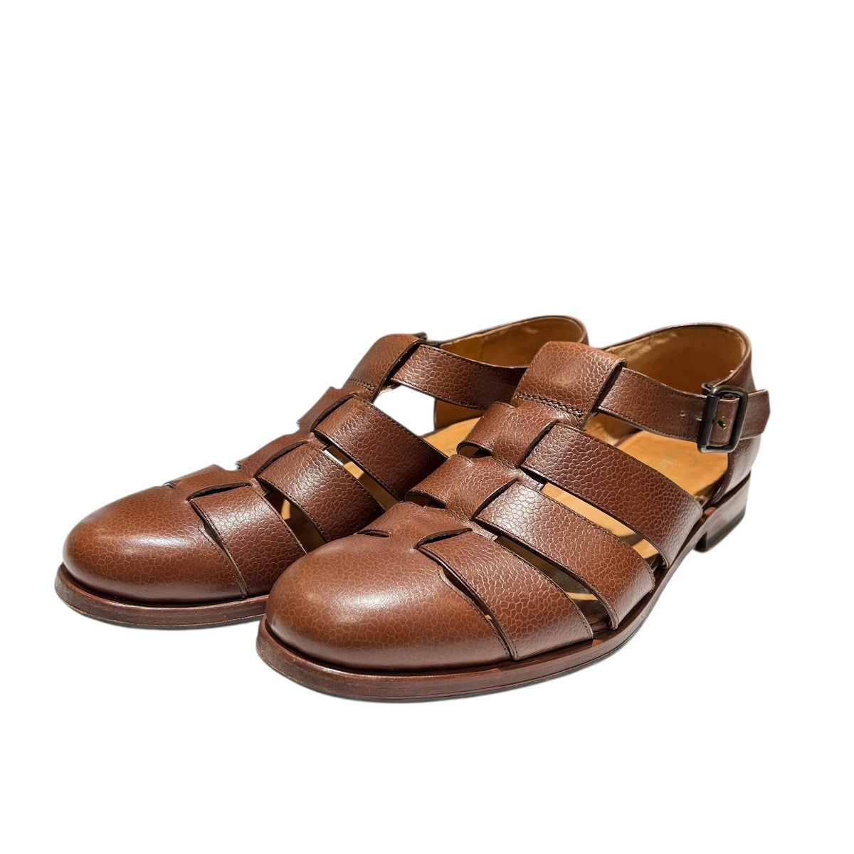 F.LLI Giacometti / スコッチレザー グルカシューズ　EU39 F．LLI Giacometti(フラッテッリ ジャコメッティ) スコッチレザー