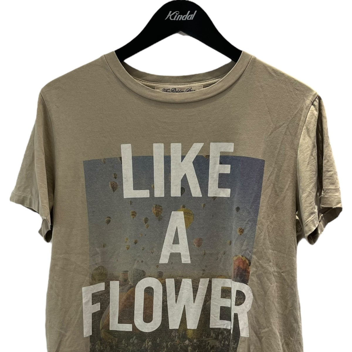ダメージ加工 LIKE A FLOWERTシャツ