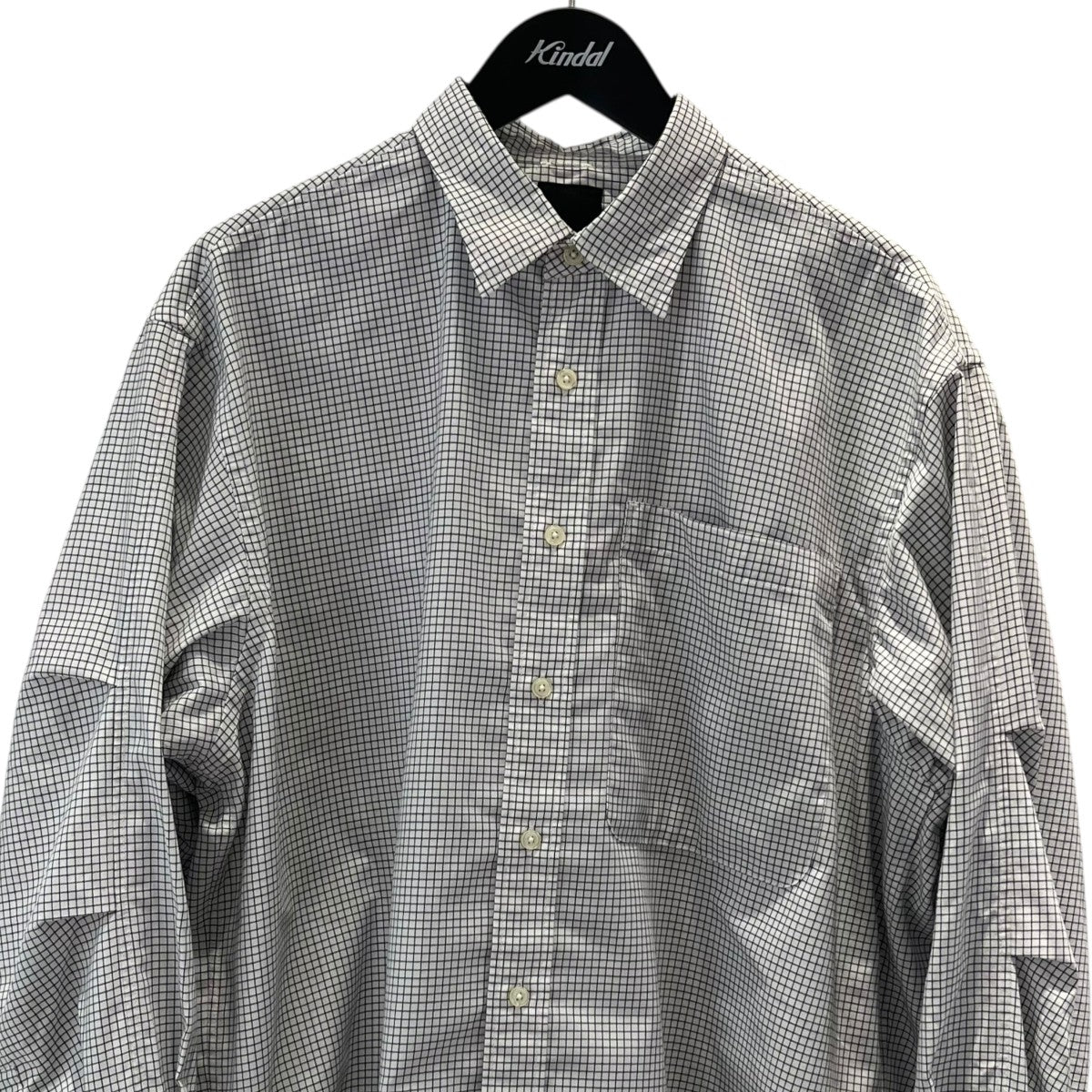 チェックシャツTECH REGULAR COLLAR SHIRT L/S GRAPH PLAID