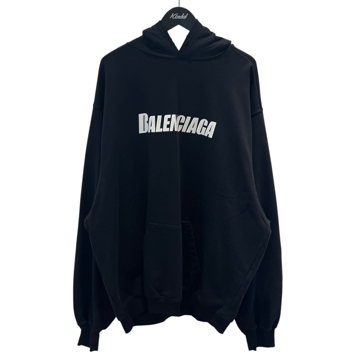BALENCIAGA(バレンシアガ) □ロゴプリントデストロイ加工パーカー 