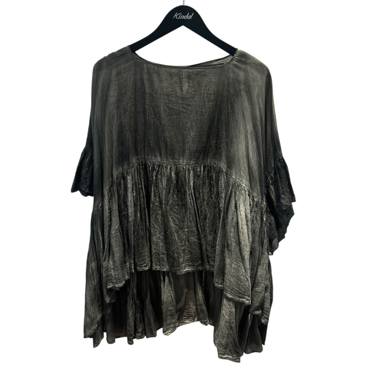 24SSピグメントダイワイドギャザープルオーバー