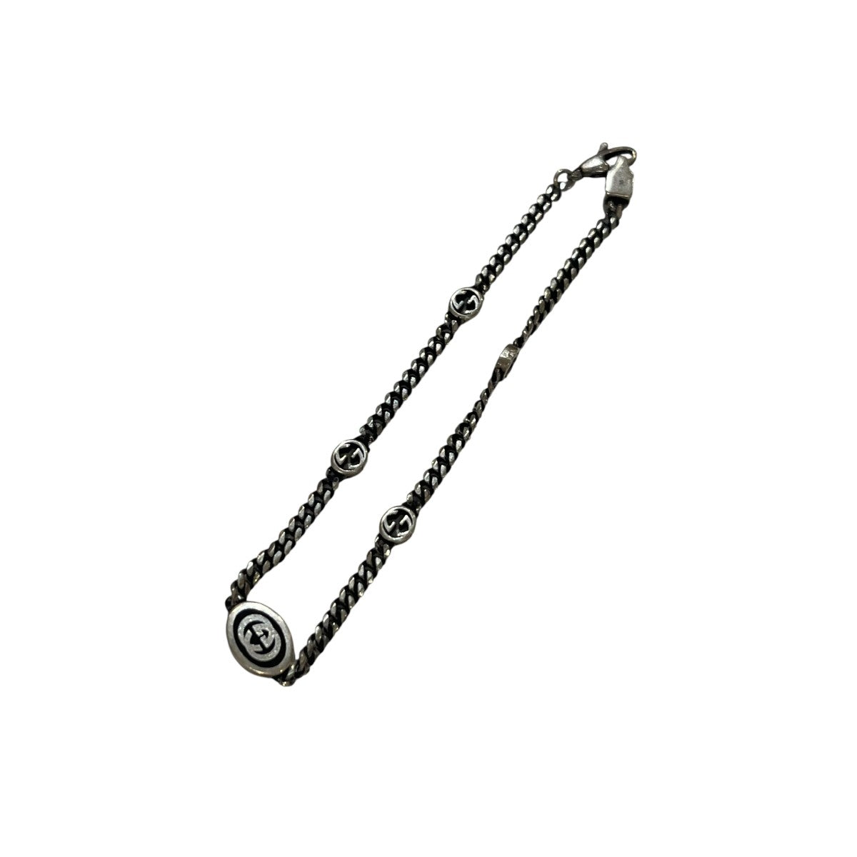 GUCCI(グッチ) インターロッキングブレスレット 1830-FI シルバー