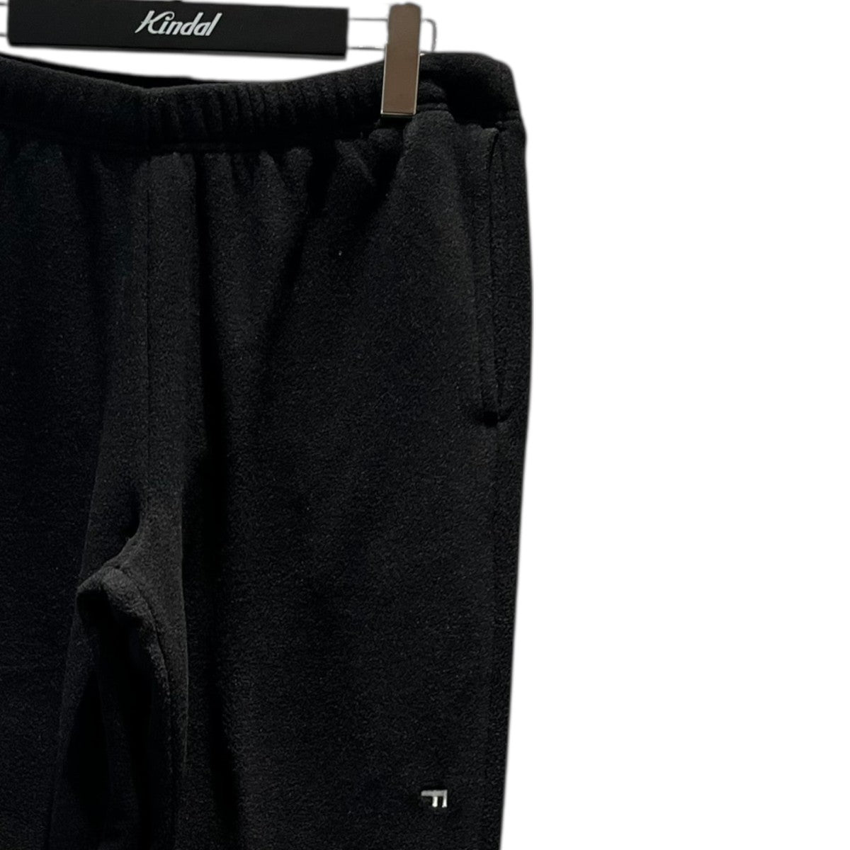 ロゴ刺繍フリースパンツF110602BLK NORTH PANTS