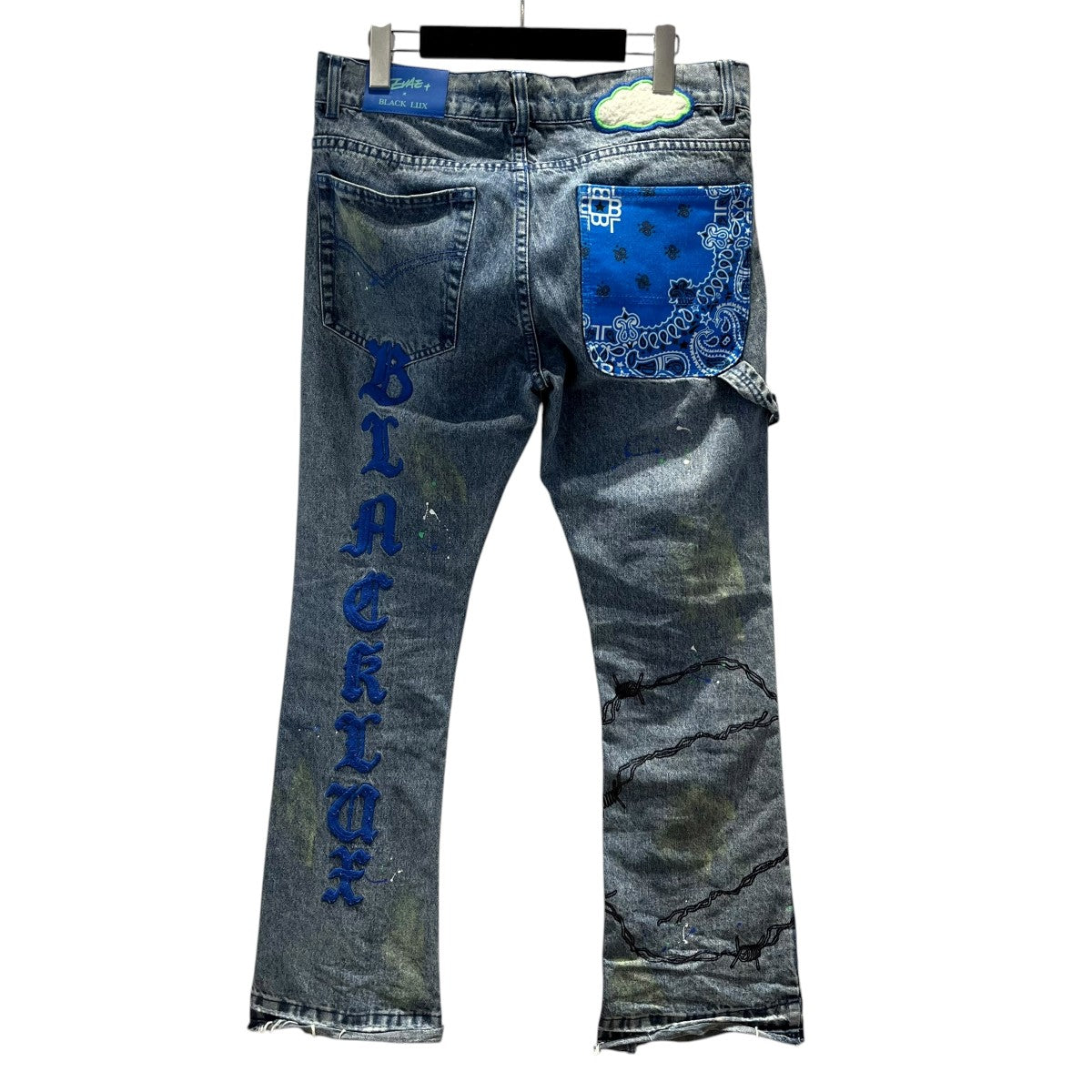 COLLABORATION PAITING DENIM PANTSデニムパンツ