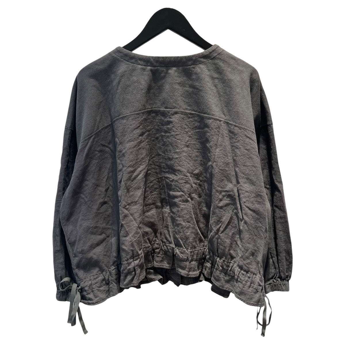 天竺×布帛 コンビ2way トップカーディガン01251-1073