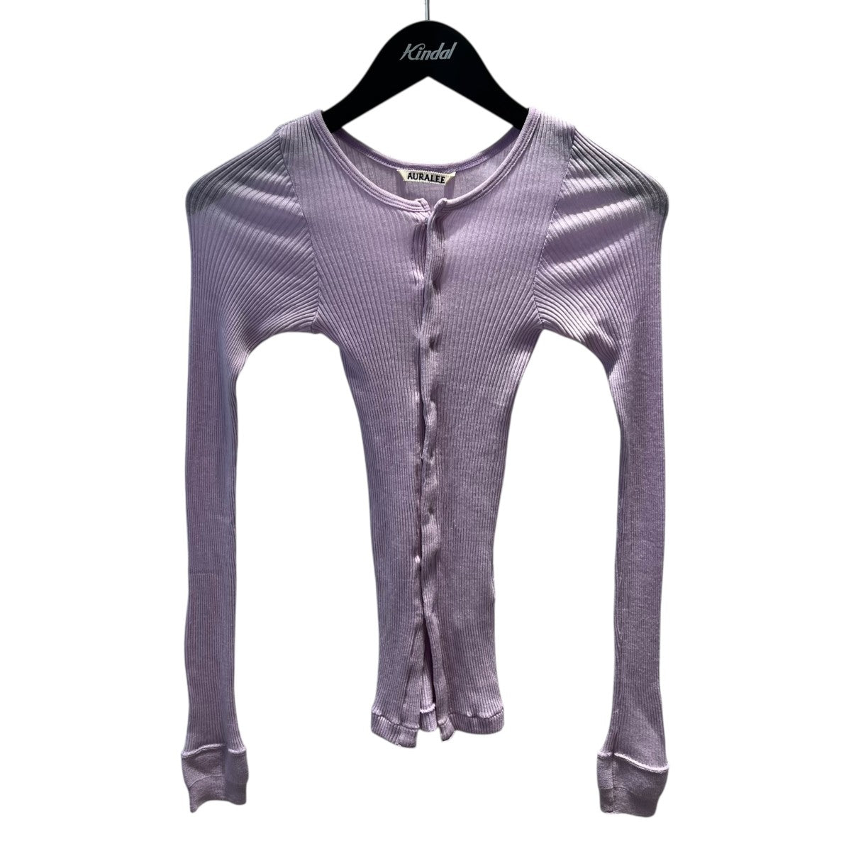 AURALEE(オーラリー) WOOL SOFT RIB CARDIGANカーディガンA24AC03HN 