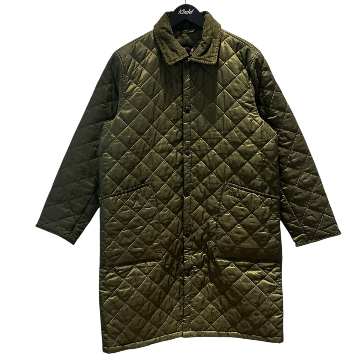 24AWlong quilted jacket中綿キルティングコート242MQU1800