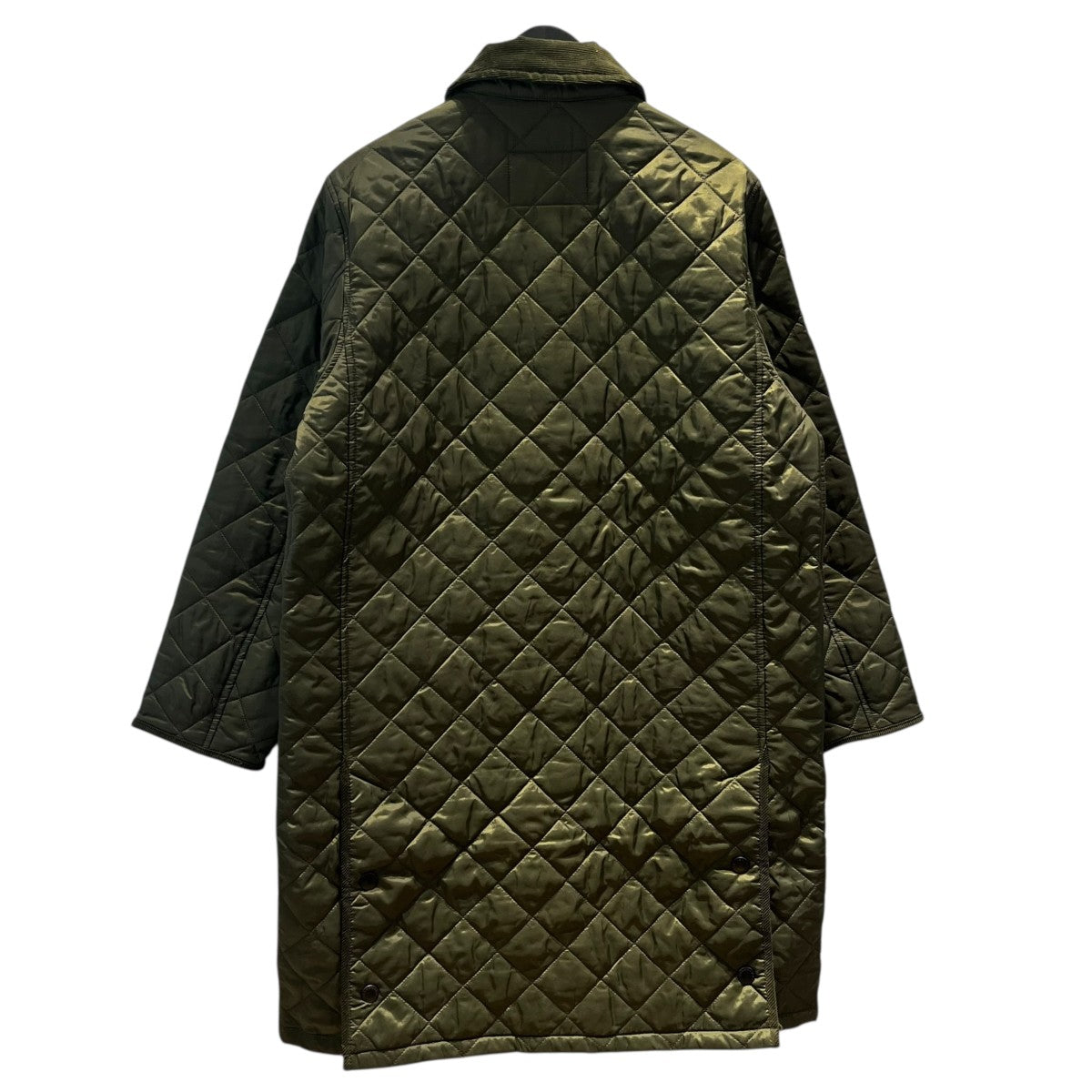 24AWlong quilted jacket中綿キルティングコート242MQU1800