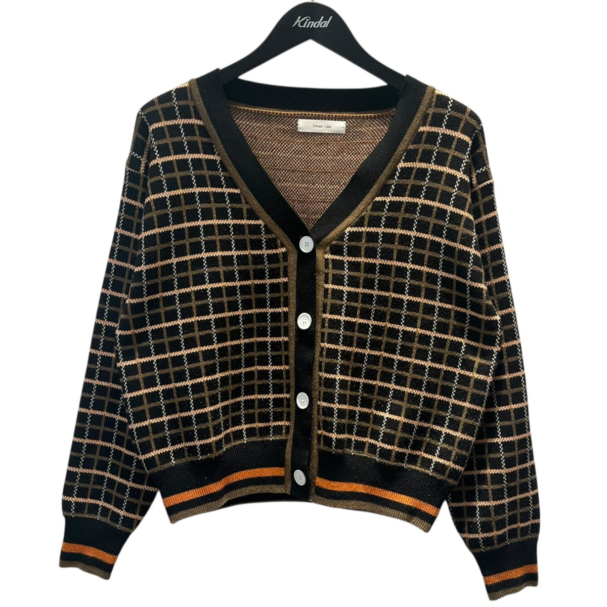 Eimee Law(エイミーロウ) チェックJQカーディガン81611A-2 81611A-2