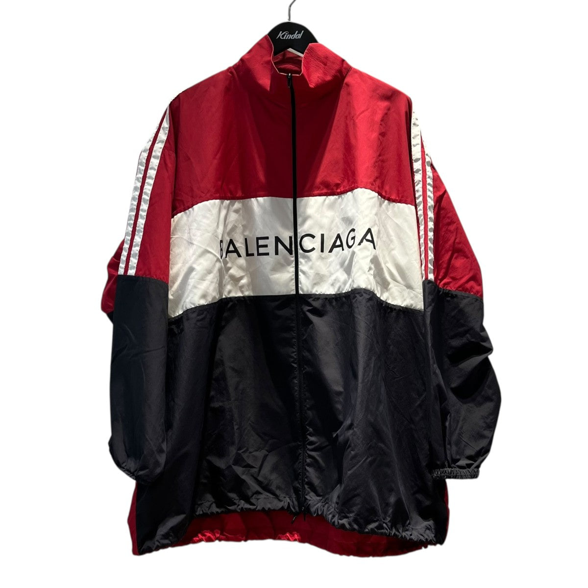 BALENCIAGA(バレンシアガ) TXD12 ロゴプリントトラックジャケット 