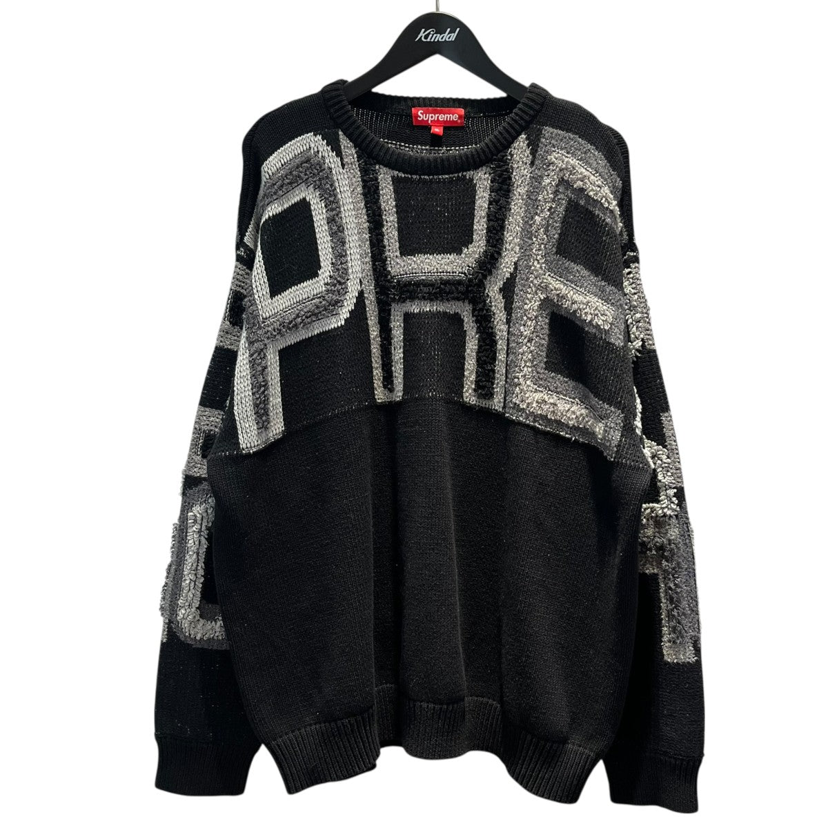 Supreme(シュプリーム) ロゴデザインChenille Logo Sweater ニット