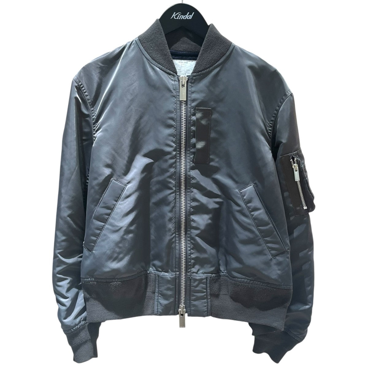 sacai グレー キルティングジャンパー sacai（サカイ） SCM-051 グレー Nylon Twill Blouson グレー 1