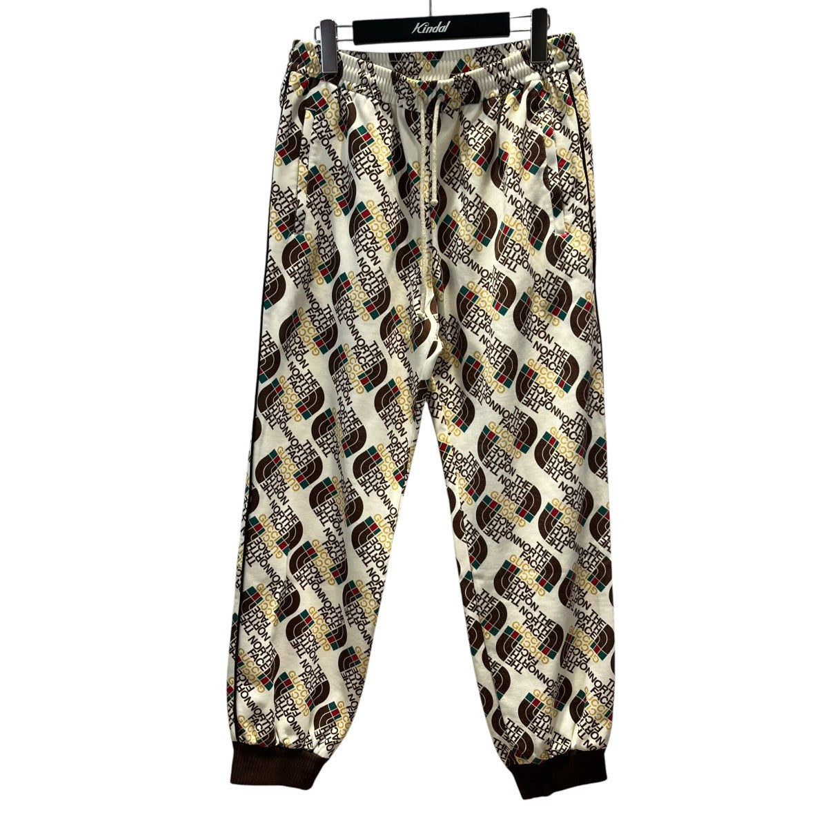 GUCCI×THE NORTH FACE ロゴ総柄総柄スウェットパンツ651331 XJDCE