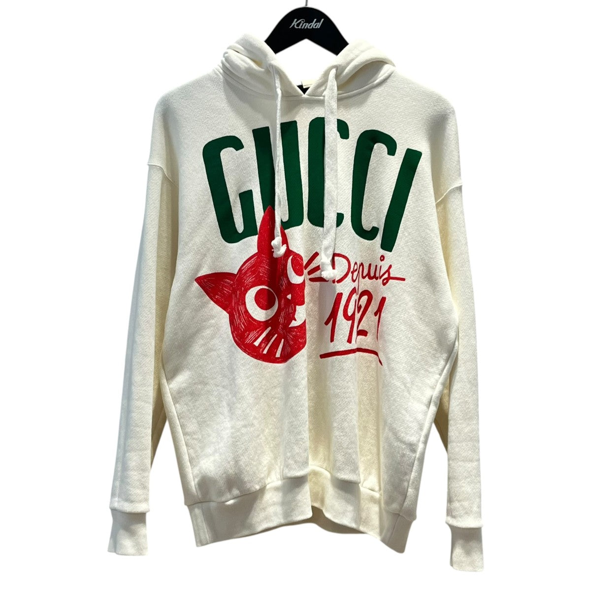 リ*ヤ様 本日限定　GUCCI カラフルロゴ パーカー GUCCI(グッチ) ロゴプリントフード付き パーカー717427 717427