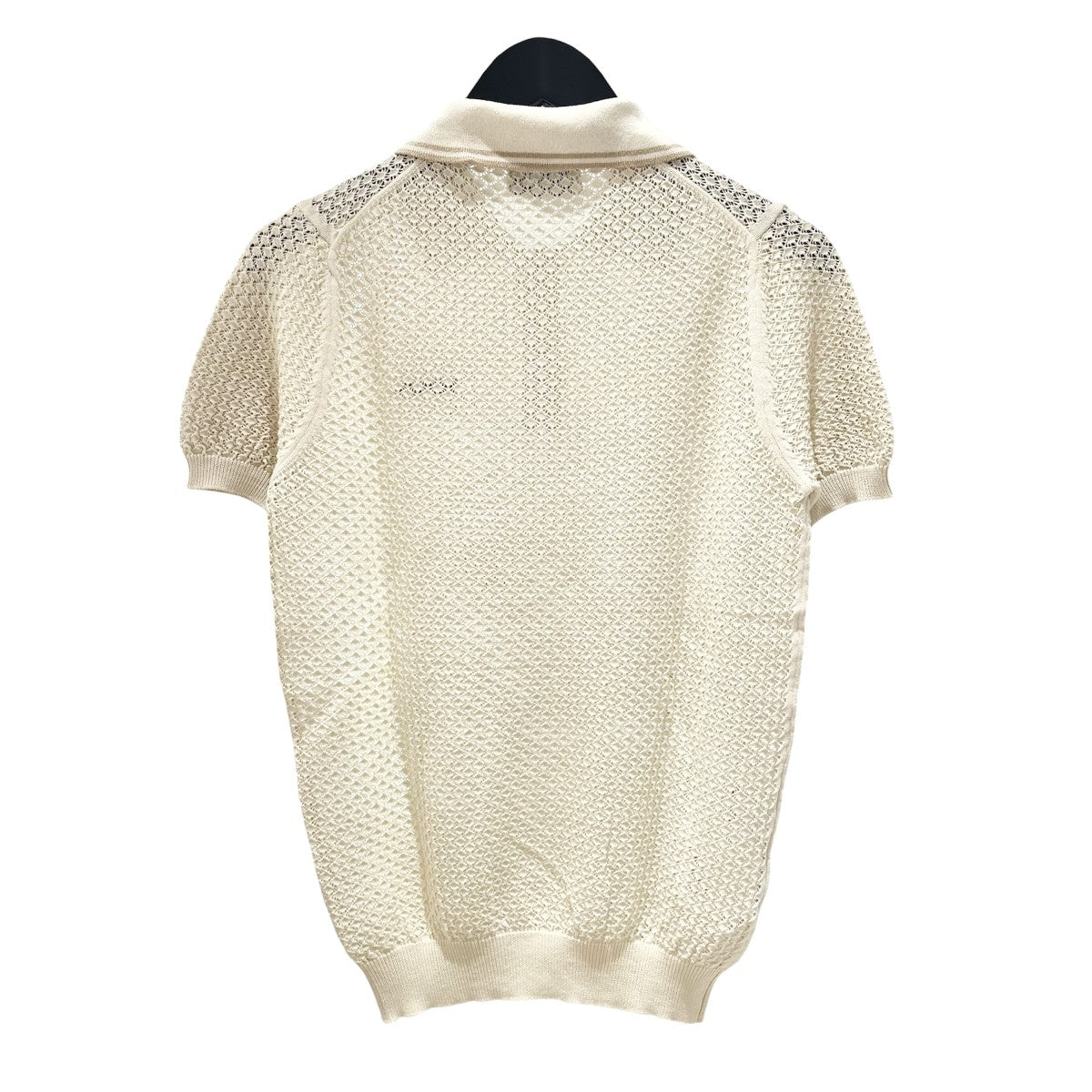 半袖ニット ロゴ ポロシャツ NMLB28 S000 17NL