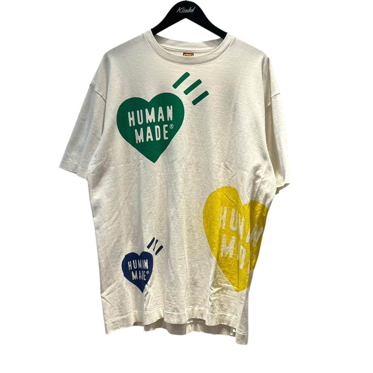 HUMAN MADE(ヒューマンメイド) BIG MULTI HEART TEETシャツ ホワイト