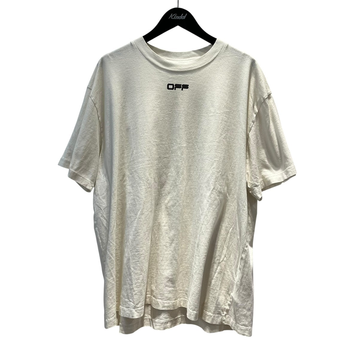 クロスアローロゴバイアス半袖TシャツOMAA038S20185003