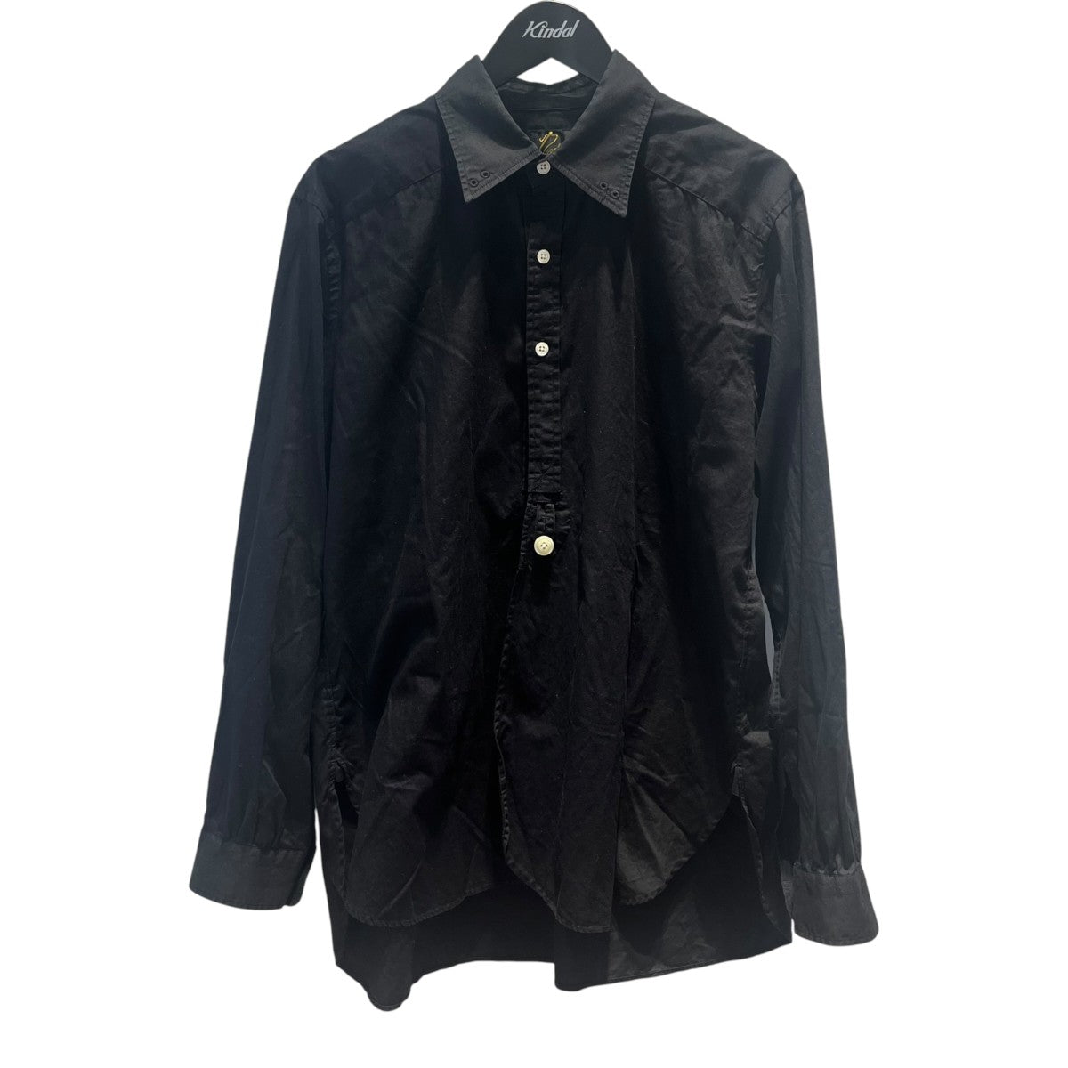 Pinhole Regular Collar EDW Shirt無地長袖シャツLQ205