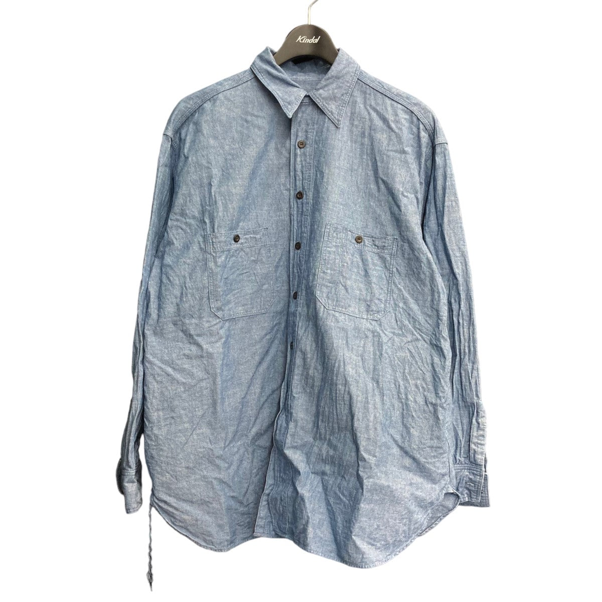 A．PRESSE(アプレッセ) 2023AW「BB WASHED CHAMBRAY SHIRTS」 シャツ 