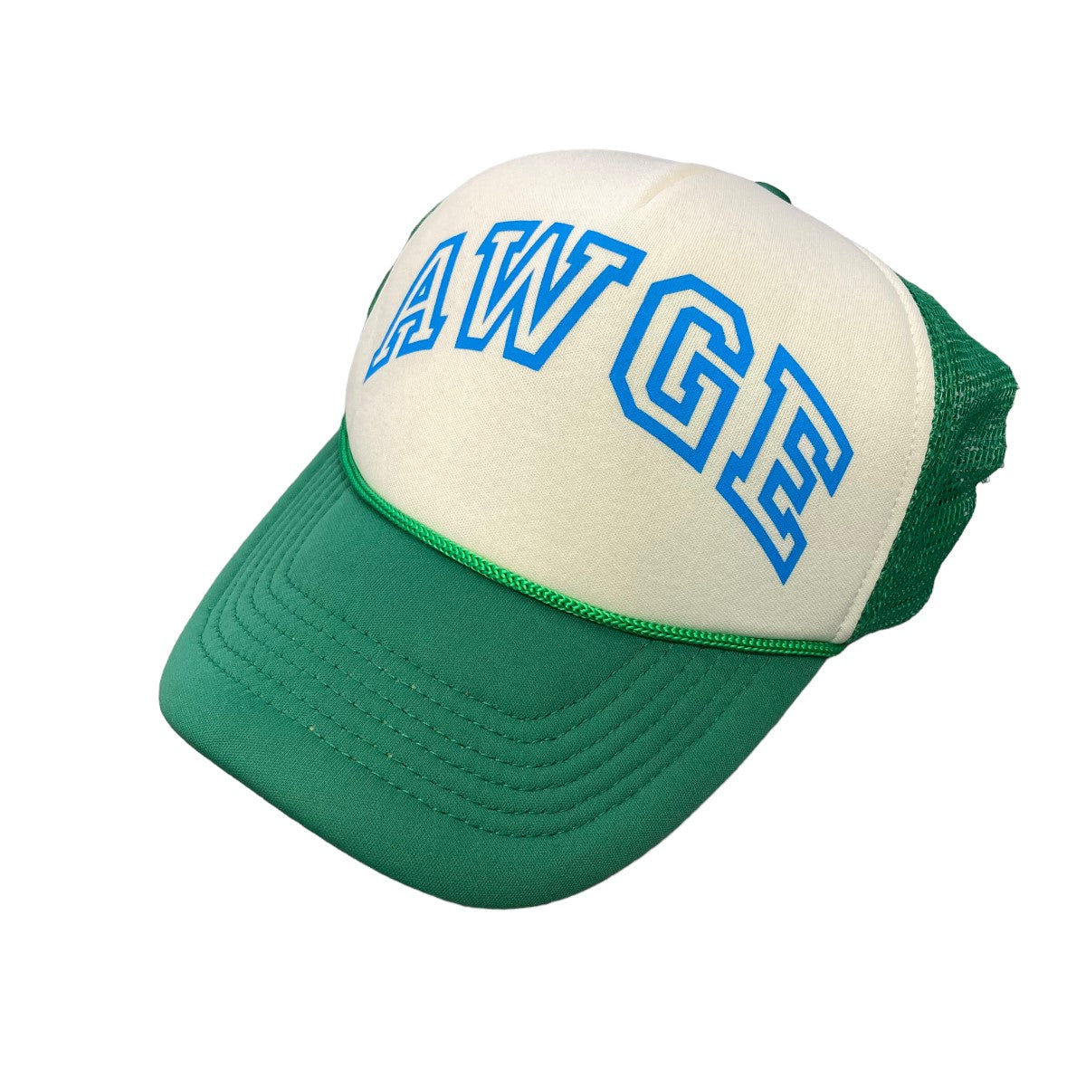 awge(オーグ) 「Logo mesh trucker cap」 ロゴメッシュキャップ 