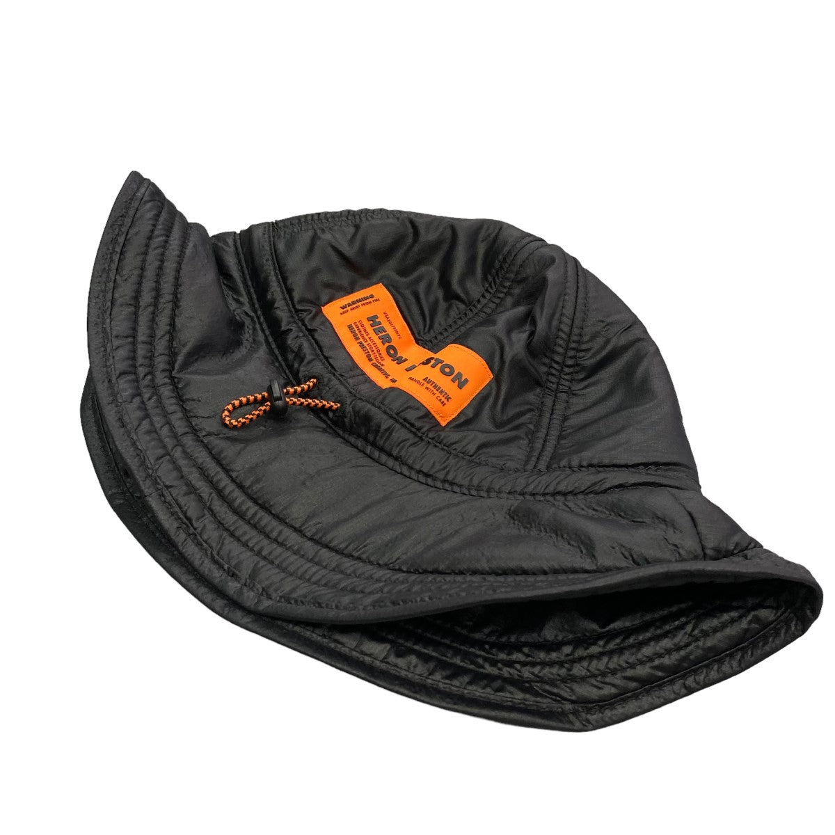 HERON PRESTON(ヘロンプレストン) 「GHOST FISHERMAN HAT」 バケットハット HMLA003F19860006 ブラック  サイズ 0／S｜【公式】カインドオルオンライン ブランド古着・中古通販【kindal】