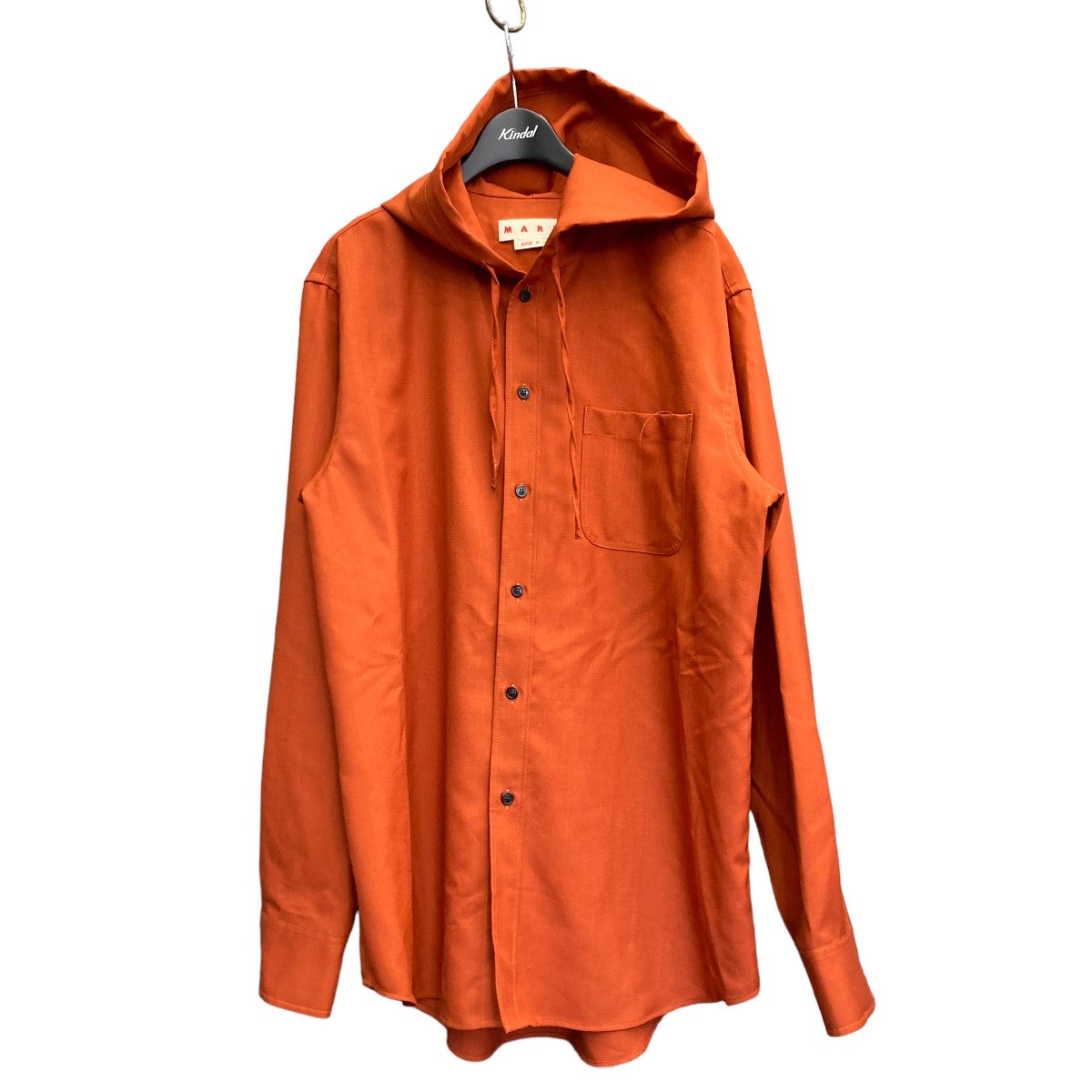 MARNI(マルニ) 2023AW フードシャツ CUMU0195A3 オレンジ サイズ 14 