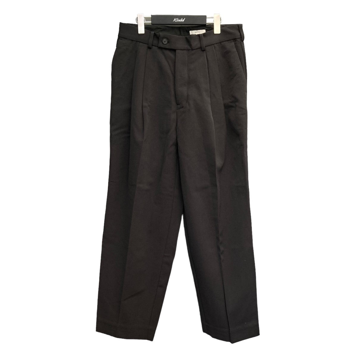 Kontor(コントール) 2022AW 「WOOL COTTON 2 TUCK TROUSERS 