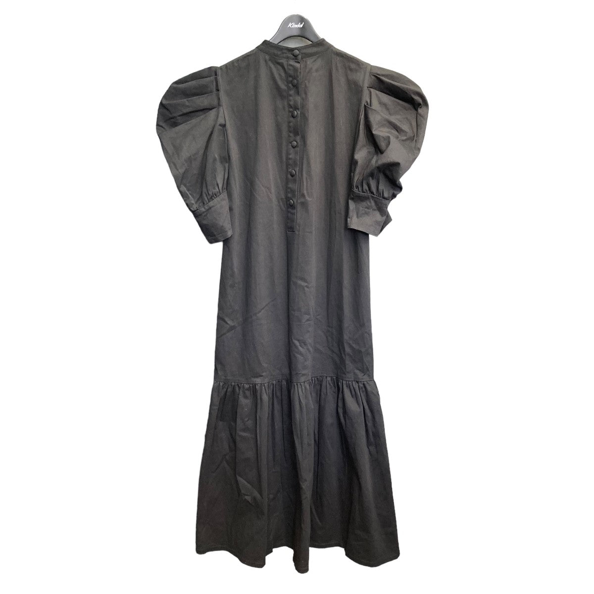 NHOJ(ジョン) 「BLACK MUTTON SLEEVE DRESS」 半袖ワンピース ブラック サイズ 15｜【公式】カインドオルオンライン  ブランド古着・中古通販【kindal】